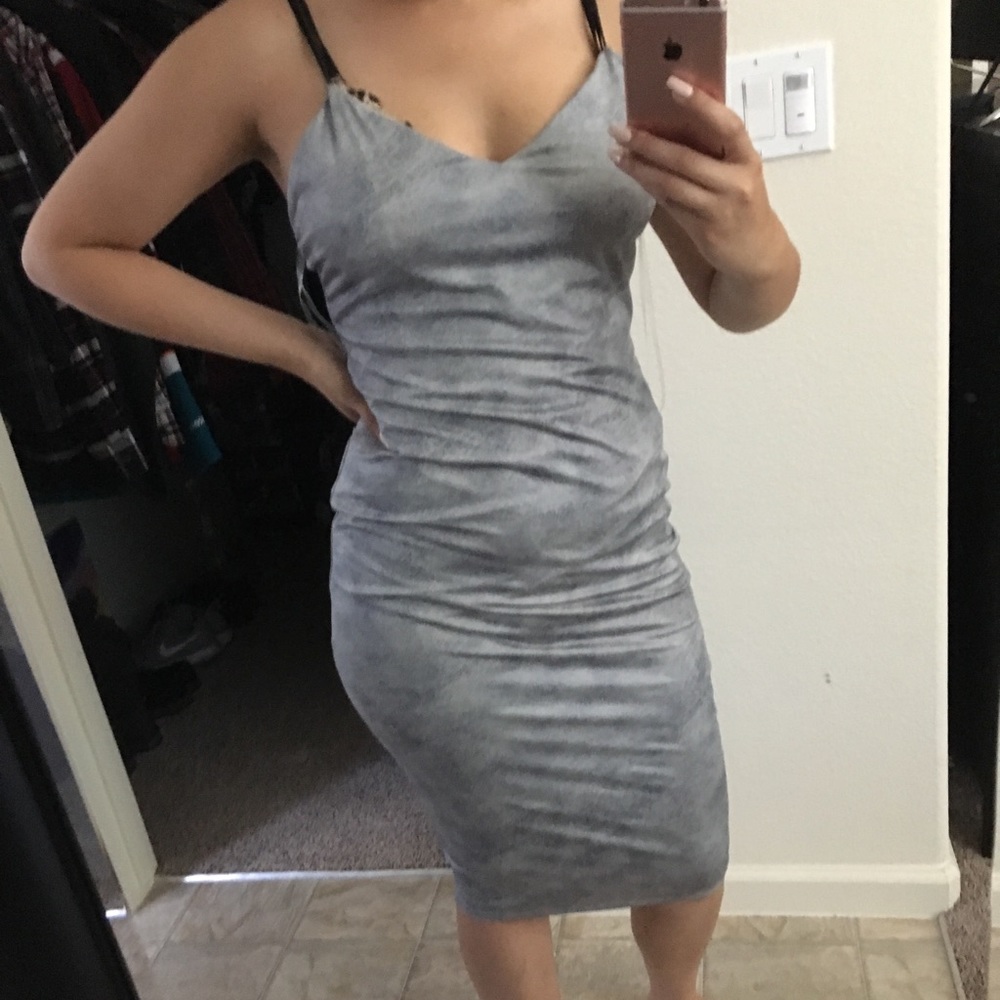 Cloudy Gray Dress